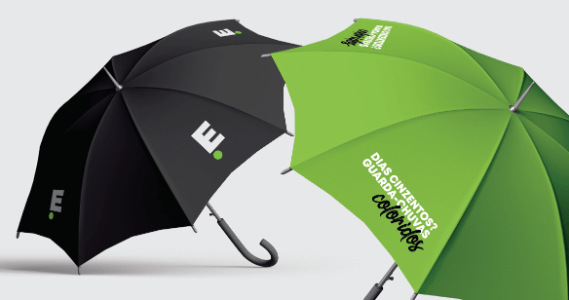 Guarda-chuvas personalizados: Um brinde em movimento