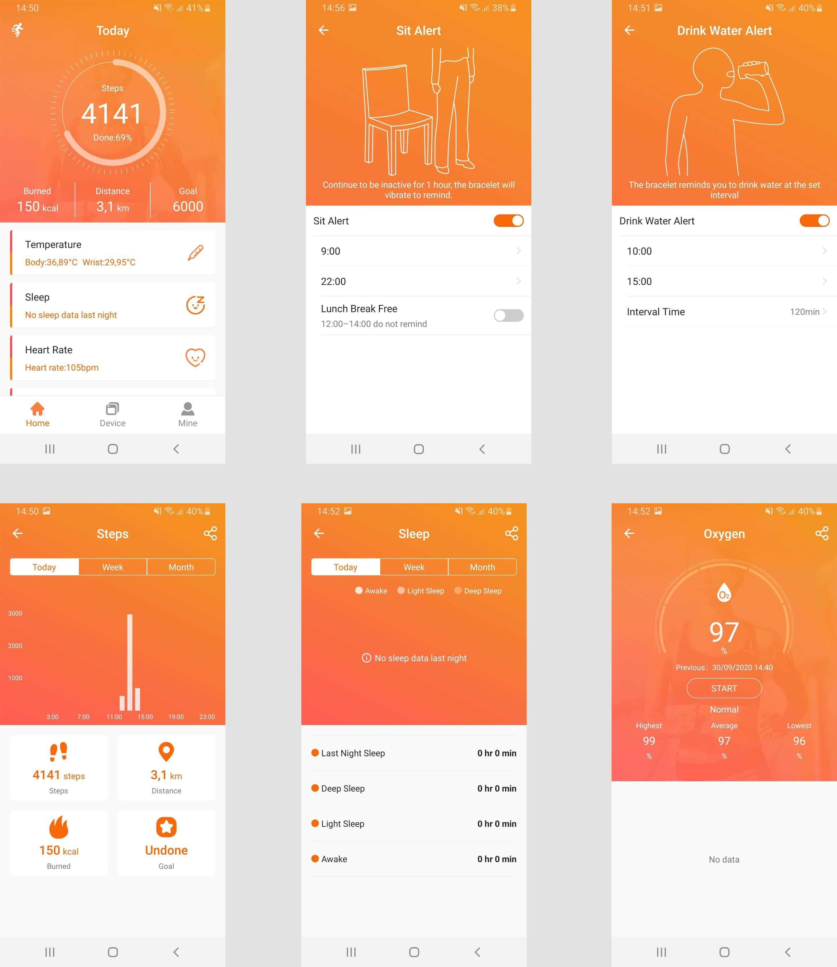 Relógio inteligente de ABS Dominic - Image 5