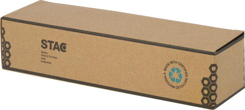 Lanterna de plástico reciclado de bamboo/RCS com mosquetão "Kuma"