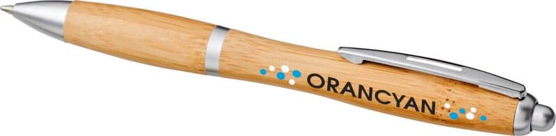 Caneta esferográfica em bambu "Nash" (tinta azul)