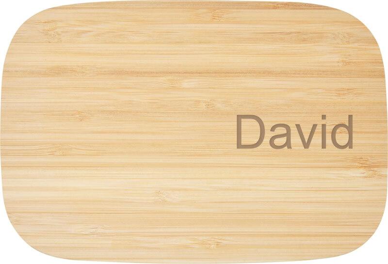 Lancheira em inox com tampa em bambu "Tite" - Image 2