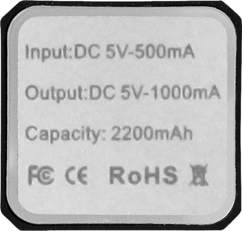 Powerbank de alumínio de 2200 mAh "Volt" - Image 2