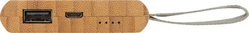Powerbank de 5000 mAh em bambu "Tulda" - Image 8