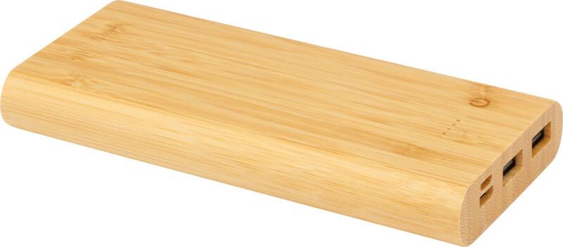 Powerbank de 10,000 mAh em bambu "Tulda" - Image 5