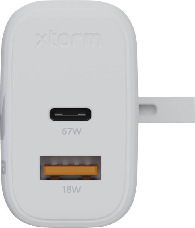Carregador de parede de 67 W - tomada do Reino Unido "Xtorm XEC067G GaN² Ultra" - Image 2