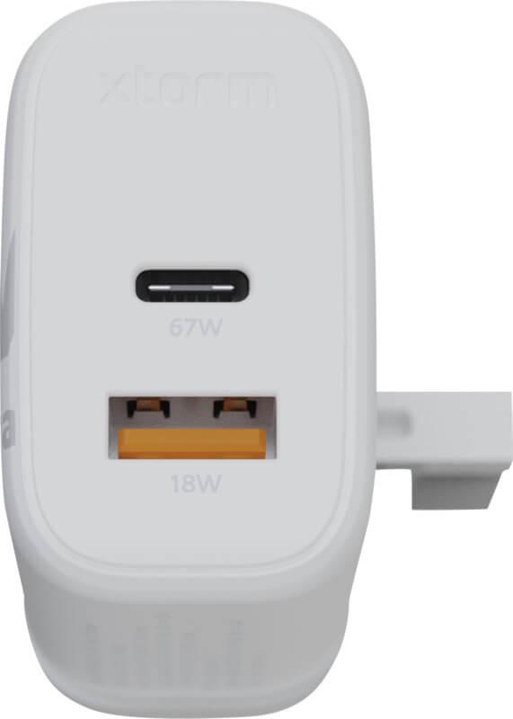 Carregador de parede de 67 W - tomada do Reino Unido "Xtorm XEC067G GaN² Ultra" - Image 3