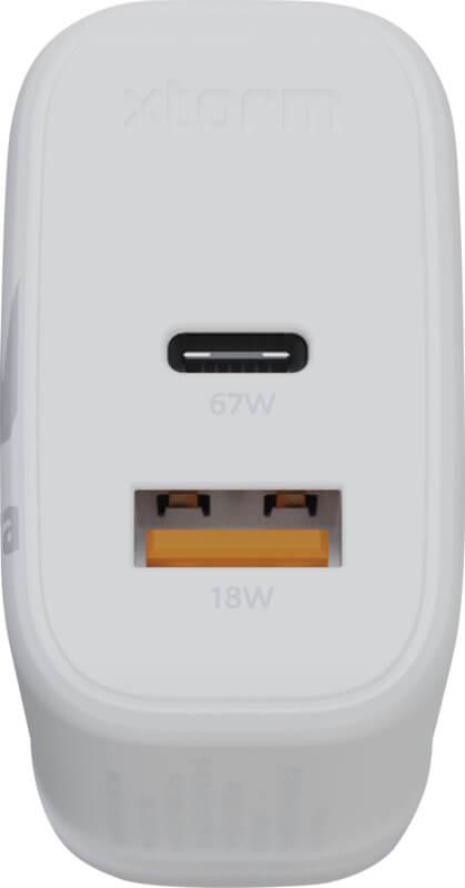 Carregador de parede de 67 W - tomada do Reino Unido "Xtorm XEC067G GaN² Ultra" - Image 4