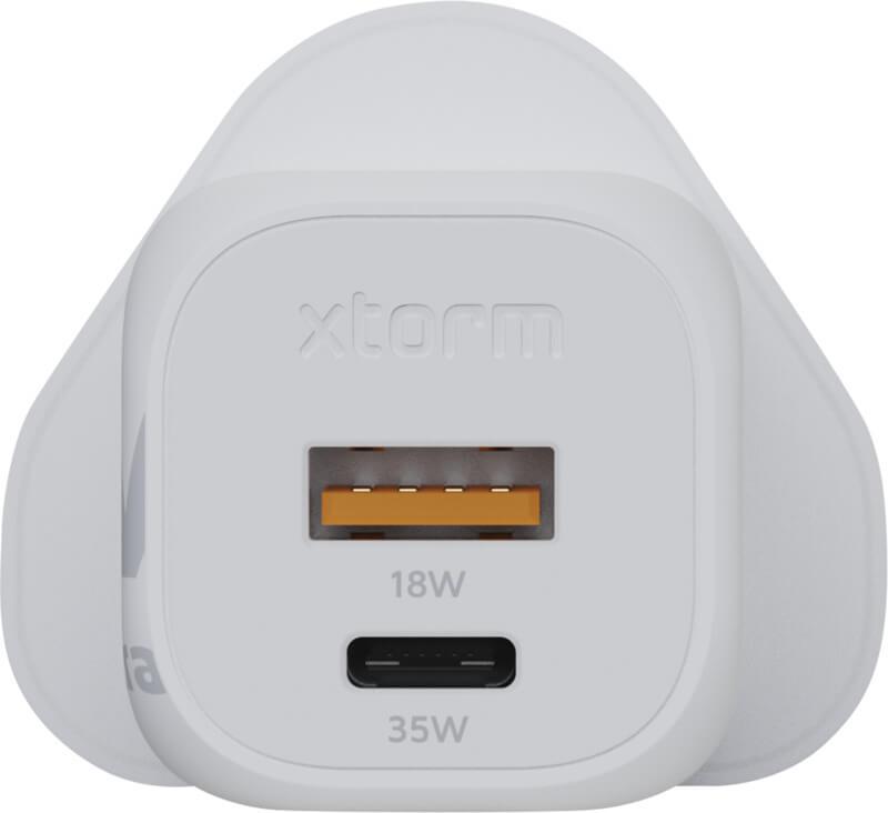 Carregador de parede de 35 W - tomada do Reino Unido "Xtorm XEC035 GaN² Ultra" - Image 2