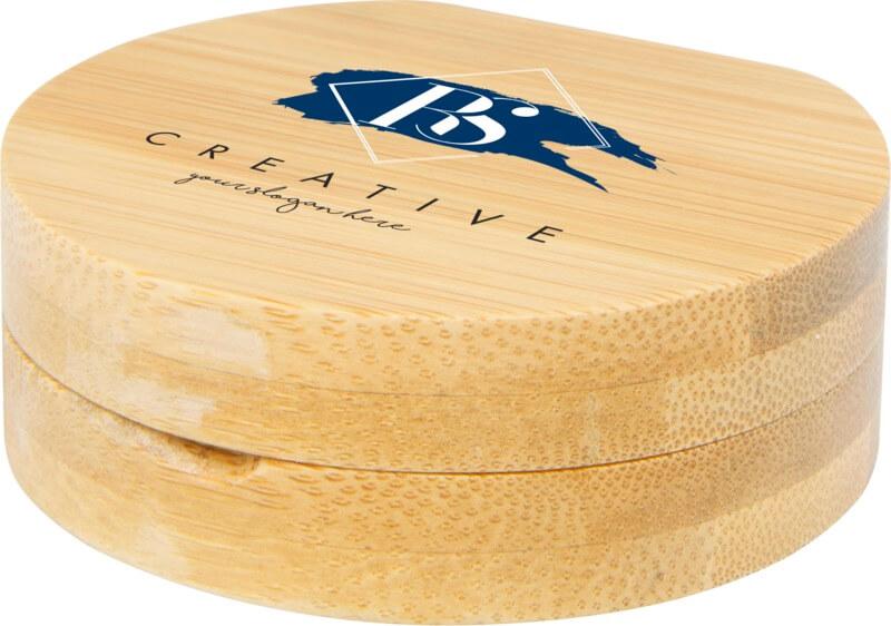 Espelho de bolso em bambu "Afrodit"