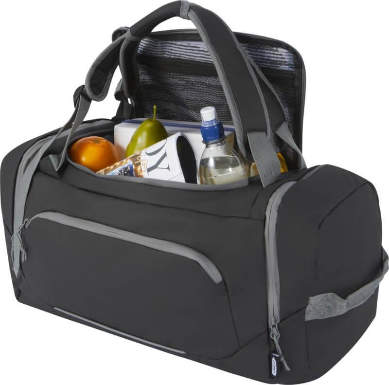 Mochila de saco de lona impermeável reciclada com certificação GRS de 35 L "Aqua" - Image 4