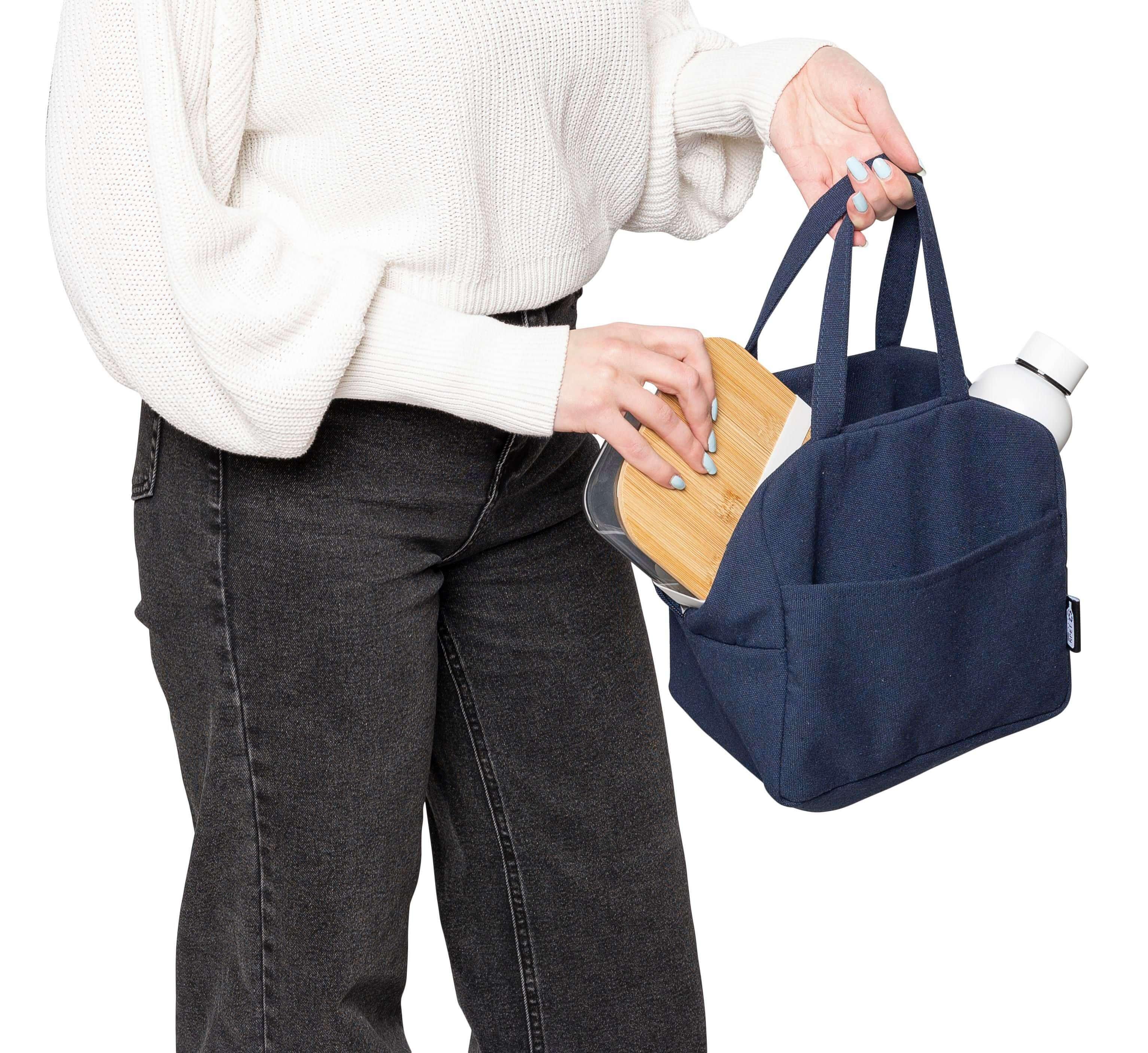 Saco térmico em polycotton reciclado (330 g/m2) Elowen - Image 7