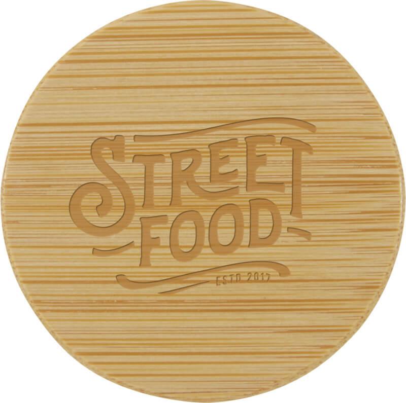 Garrafa de vidro borossilicato de 600 ml com pega de silicone "Tidan" - Image 11