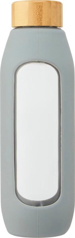 Garrafa de vidro borossilicato de 600 ml com pega de silicone "Tidan" - Image 13