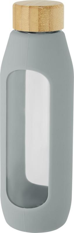 Garrafa de vidro borossilicato de 600 ml com pega de silicone "Tidan" - Image 15