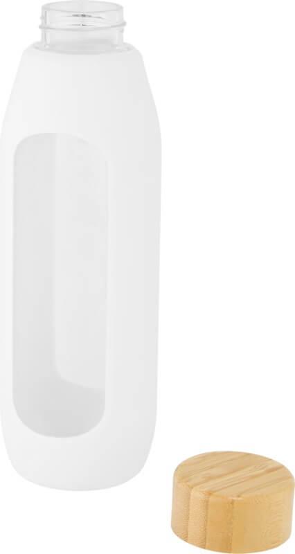 Garrafa de vidro borossilicato de 600 ml com pega de silicone "Tidan" - Image 9