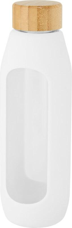 Garrafa de vidro borossilicato de 600 ml com pega de silicone "Tidan" - Image 10