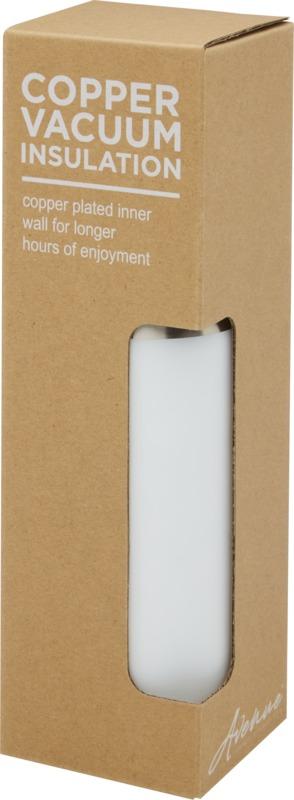 Garrafa de 540 ml de cobre isolada a vácuo em aço inoxidável com tampa de bambu "Hulan" - Image 11