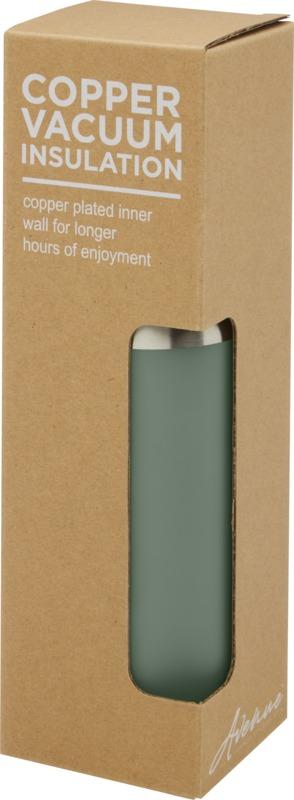 Garrafa de 540 ml de cobre isolada a vácuo em aço inoxidável com tampa de bambu "Hulan" - Image 25