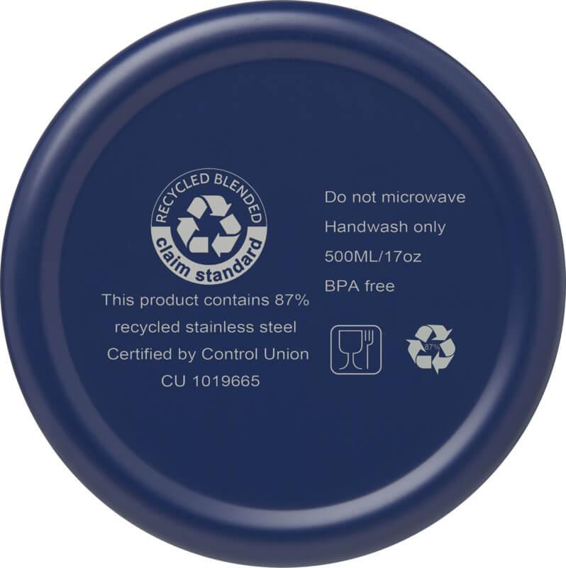 Garrafa com isolamento a vácuo em cobre e aço inoxidável reciclado de 500 ml com certificado RCS "Vasa" - Image 22