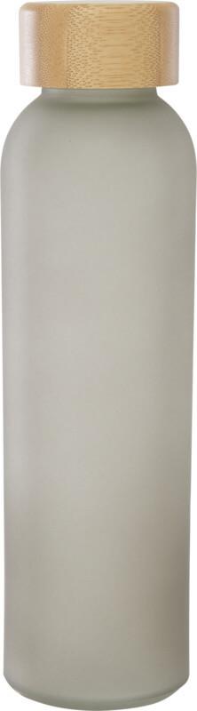 Garrafa de vidro sódico-cálcico fosco com tampa de bambu de 500 ml "Lume" - Image 10