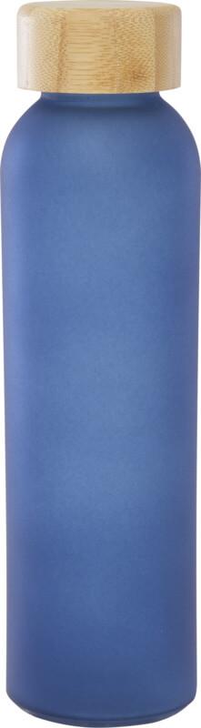 Garrafa de vidro sódico-cálcico fosco com tampa de bambu de 500 ml "Lume" - Image 6