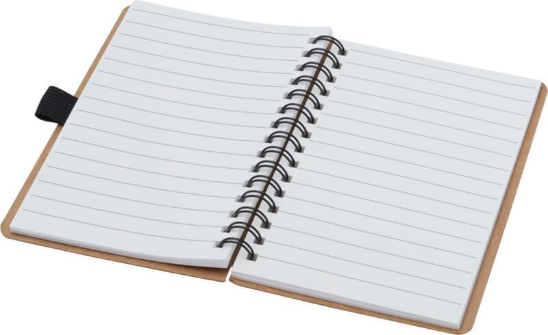 Caderno de argolas A6 em cartão reciclado com papel de pedra "Cobble" - Image 4