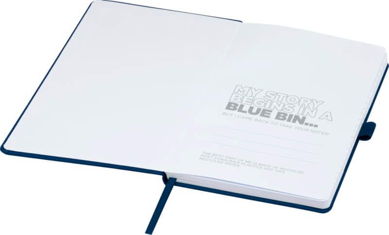 Caderno A5 de papel reciclado com capa RPET "Honua" - Image 13