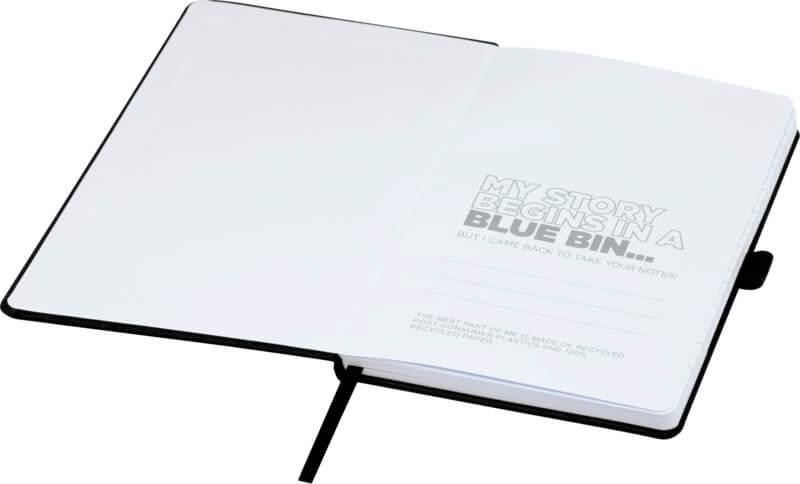 Caderno A5 de papel reciclado com capa RPET "Honua" - Image 27