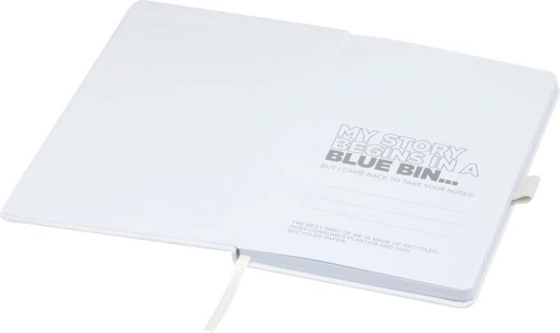 Caderno A5 de papel reciclado com capa RPET "Honua" - Image 34