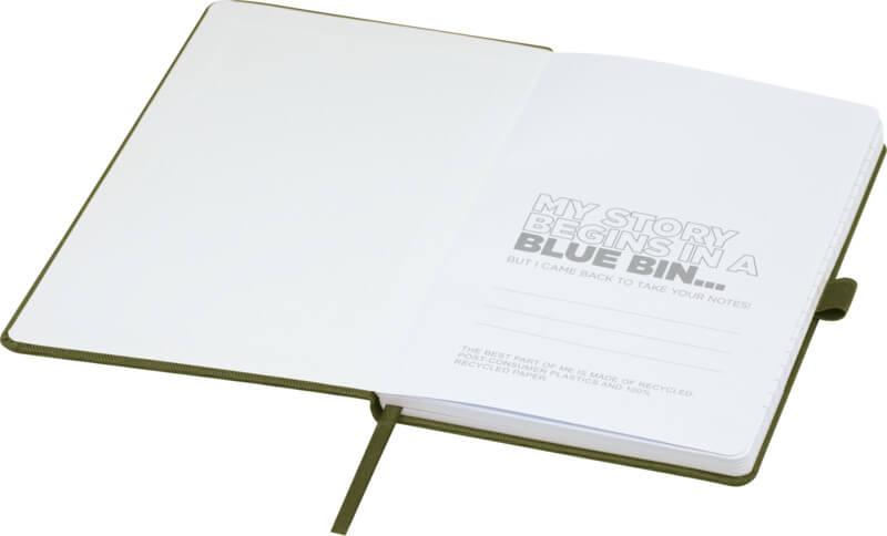 Caderno A5 de papel reciclado com capa RPET "Honua" - Image 40