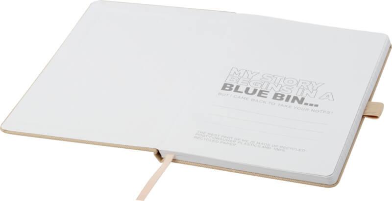 Caderno A5 de papel reciclado com capa RPET "Honua" - Image 46