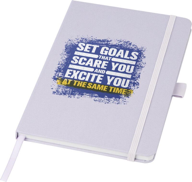 Caderno A5 de papel reciclado com capa RPET "Honua" - Image 48