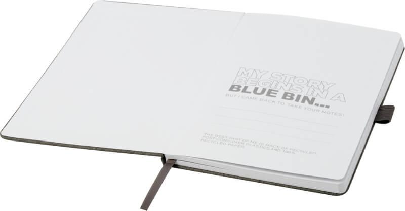 Caderno A5 de papel reciclado com capa RPET "Honua" - Image 58