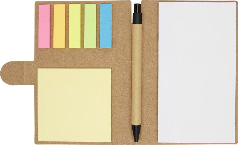 Livreto de notas adesivas com esferográfica "Swift" (tinta preta) - Image 4