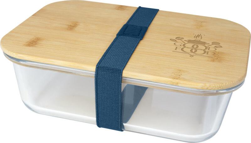 Lancheira em vidro com tampa em bambu "Roby" - Image 11