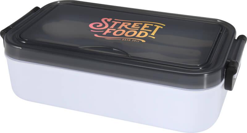 Lancheira e conjunto de talheres "Snappy"