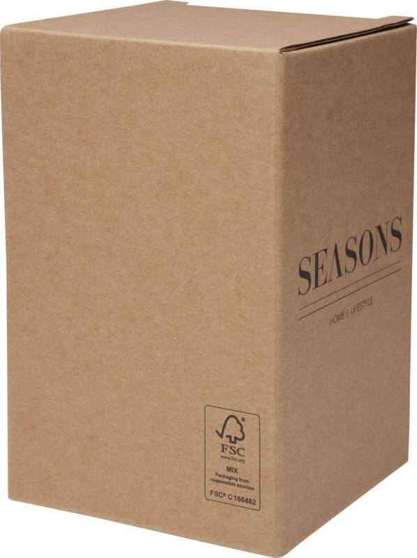 Marmita de aço inoxidável reciclado com parede dupla de 480 ml e colher dobrável "Supo" - Image 8