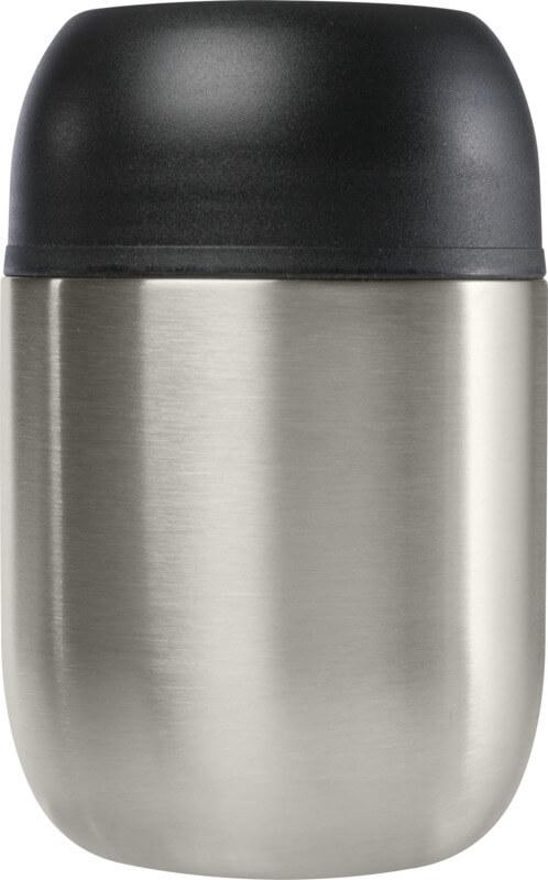 Marmita de aço inoxidável reciclado com parede dupla de 480 ml e colher dobrável "Supo" - Image 10