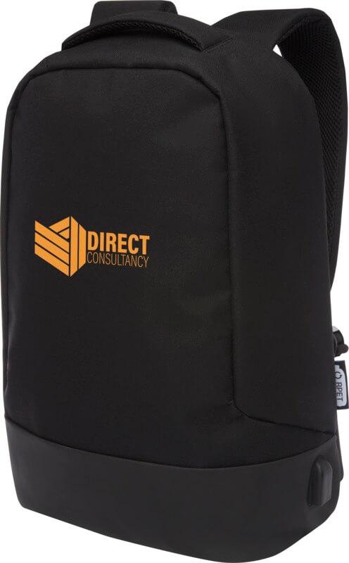 Mochila anti-roubo RPET GRS "Cover" 18L