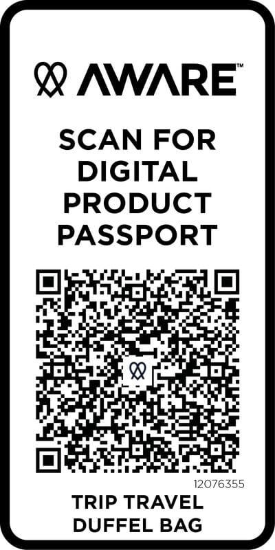 Saco de lona de viagem reciclado de 42 L "Trip Aware™" - Image 22