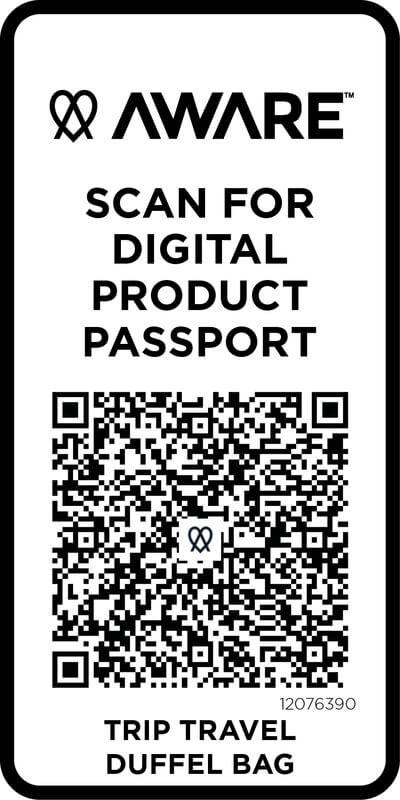 Saco de lona de viagem reciclado de 42 L "Trip Aware™" - Image 6