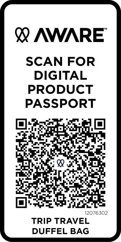 Saco de lona de viagem reciclado de 42 L "Trip Aware™" - Image 14