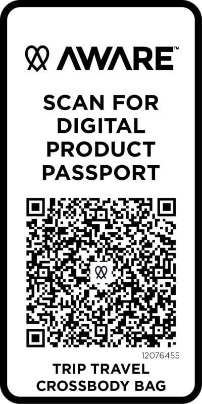 Mala a tiracolo de viagem reciclada de 1 L "Trip Aware™" - Image 17