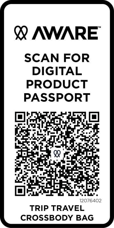 Mala a tiracolo de viagem reciclada de 1 L "Trip Aware™" - Image 11