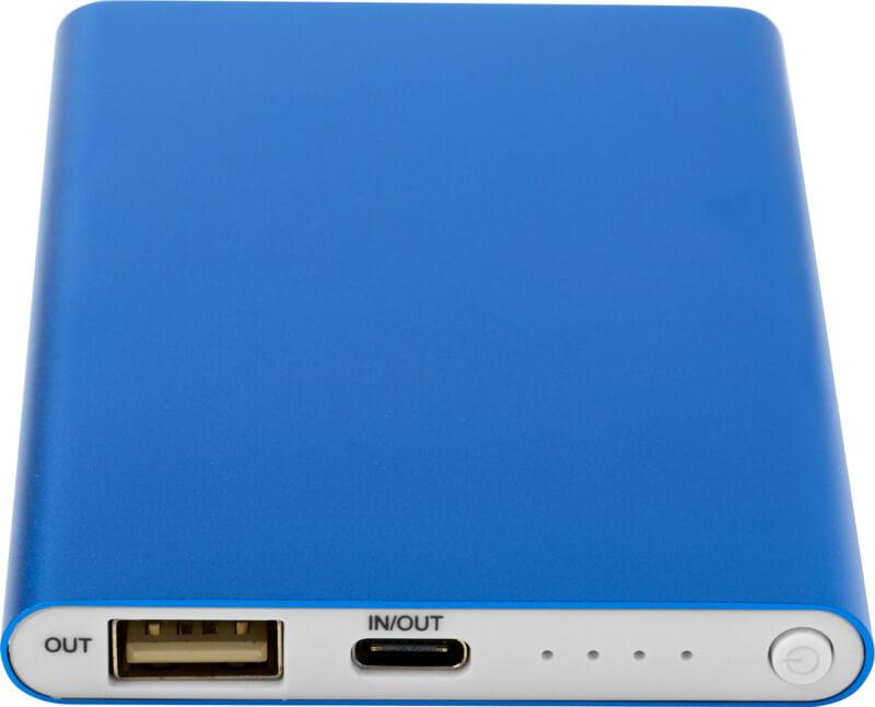 Powerbank de 4000 mAh de alumínio reciclado tipo C "Pep" - Image 19