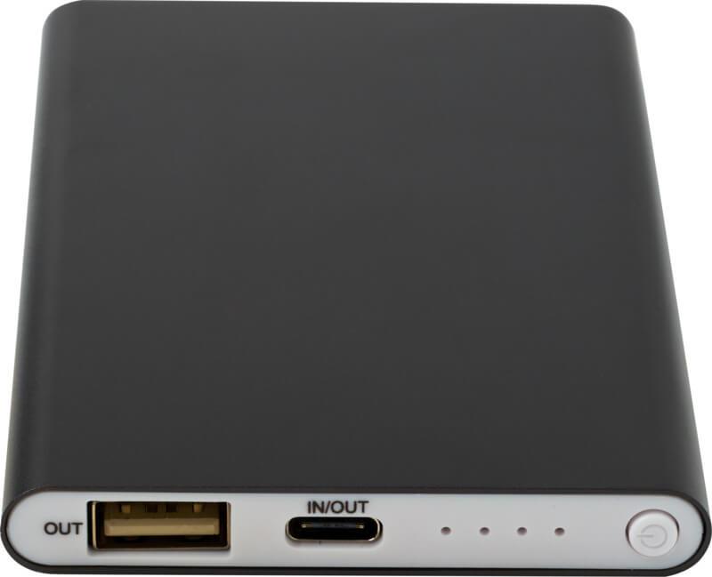 Powerbank de 4000 mAh de alumínio reciclado tipo C "Pep" - Image 33