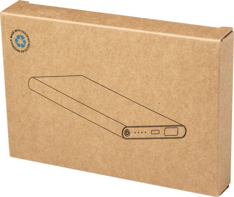 Powerbank de 4000 mAh de alumínio reciclado tipo C "Pep" - Image 9