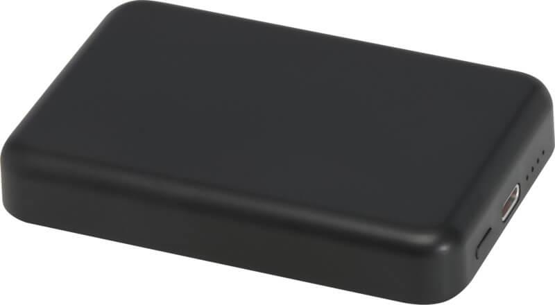 Powerbank magnético sem fios de 5.000 mAh e 15 W com PD de 20 W - feito de plástico reciclado "Acrab" - Image 5