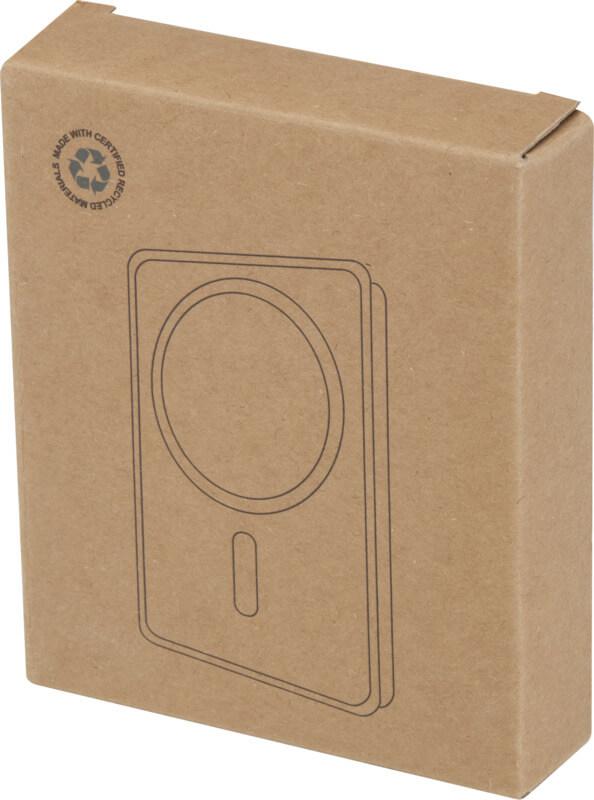 Powerbank magnético sem fios de 10.000 mAh e 15 W com PD de 20 W - feito de plástico reciclado "Acrab" - Image 9