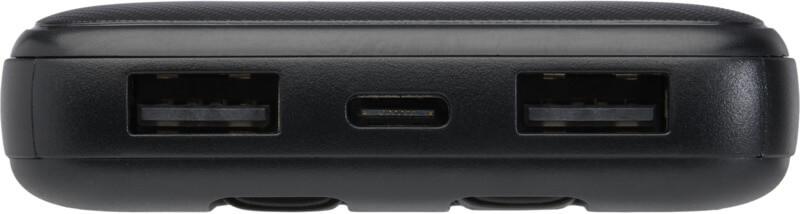 Powerbank de plástico reciclado de 10.000 mAh e 10 W com 2 cabos integrados "Adhil" - Image 6